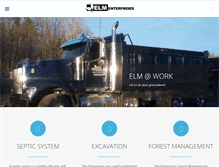 Tablet Screenshot of elmenterprises.com